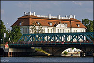 Köpenicker Schloss und Behelfsbrücke